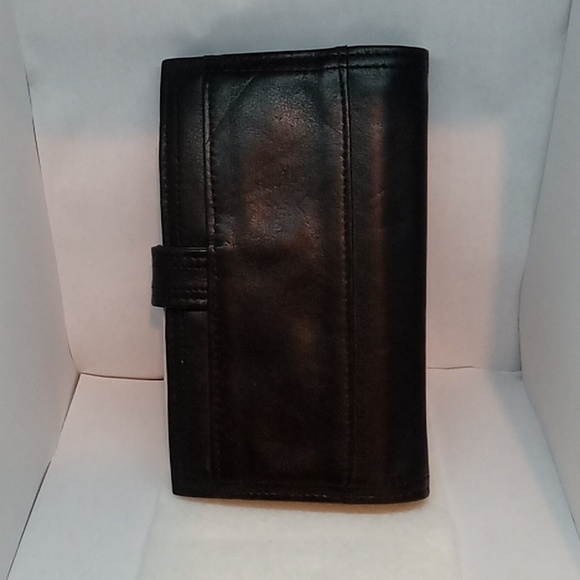 Kenneth Cole Vintage Planner Address Book Black Faux Leather 1998 - Picture 2 of 5